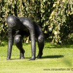 statue at Sollidens Slott, Öland, Sweden