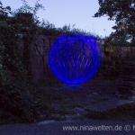 Lightpainting in front of Sollidens Slott, Öland, Sweden